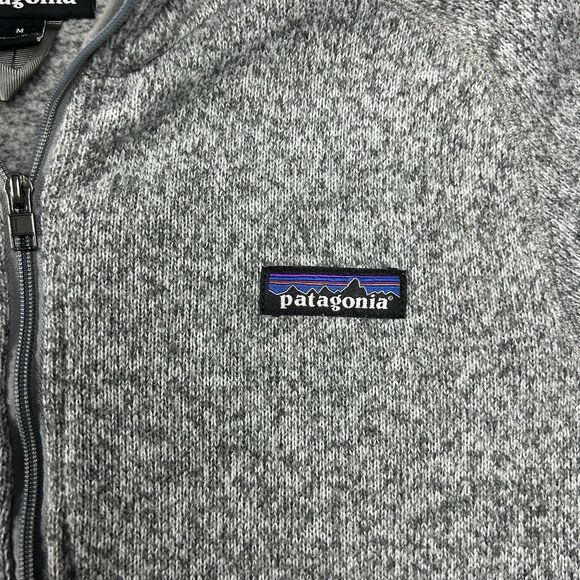 Patagonia Better Sweater 1/4 Zip Women’s Medium Gray Heather Fleece Pullover - Picture 7 of 10